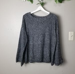 Style&Co ribbed trim oversized sleeves swe…